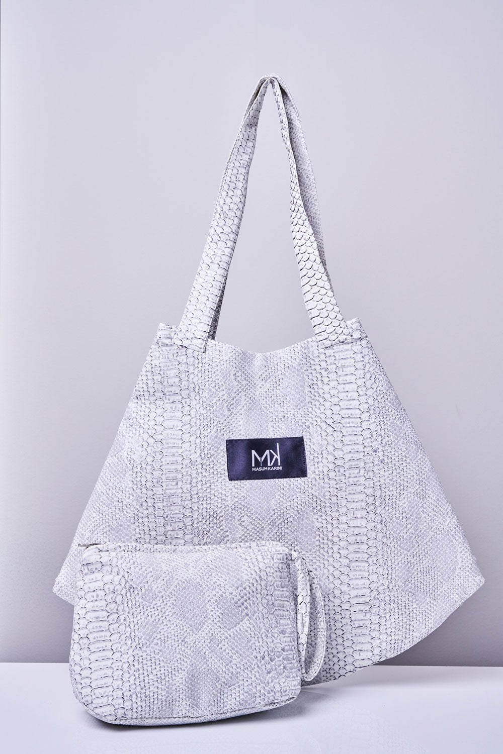 Bolso de mano Piel Vegana Blanco - Masum Karimi