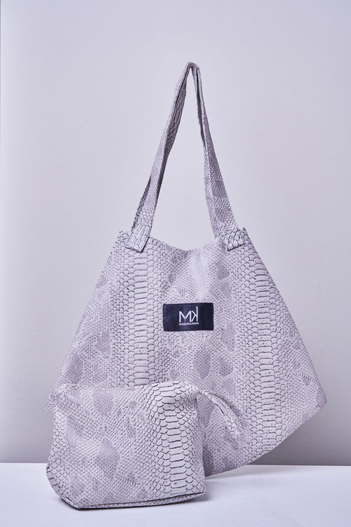 Bolso de mano Piel Vegana Gris - Masum Karimi