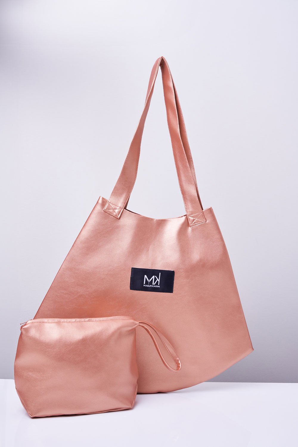 Bolso de mano Piel Vegana Oro Metálico - Masum Karimi