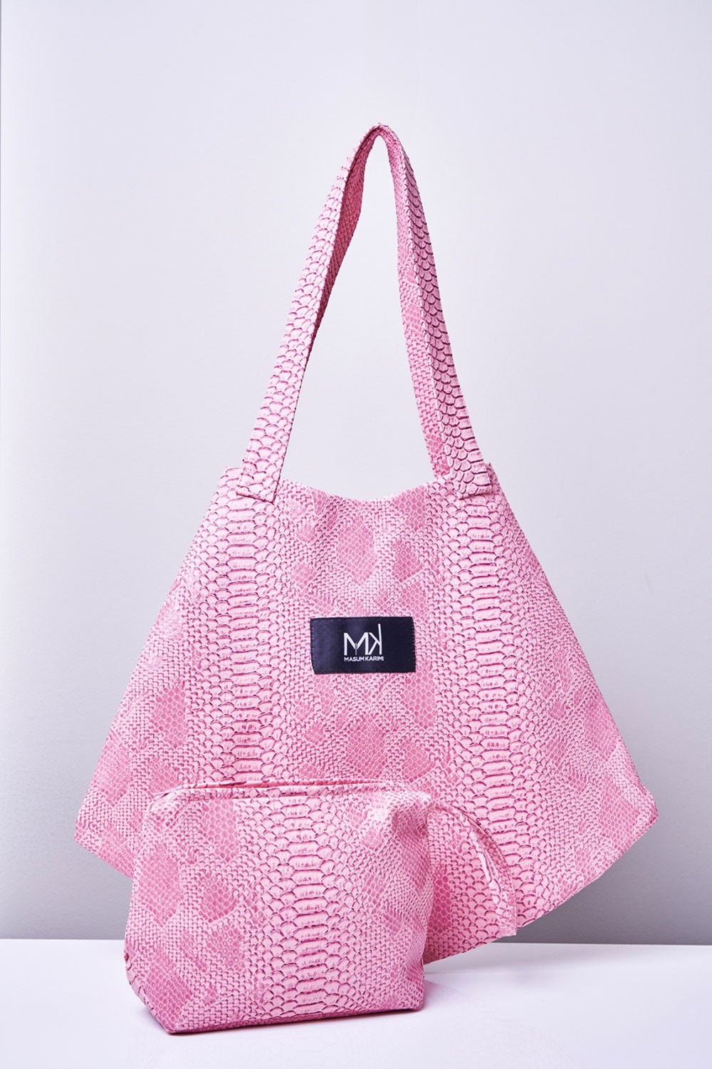Bolso de mano Piel Vegana Rosa - Masum Karimi