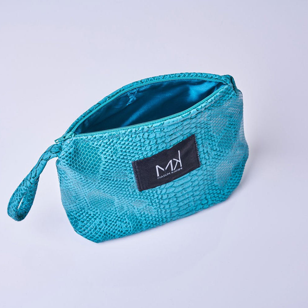 Bolso de mano Piel Vegana Turquesa - Masum Karimi