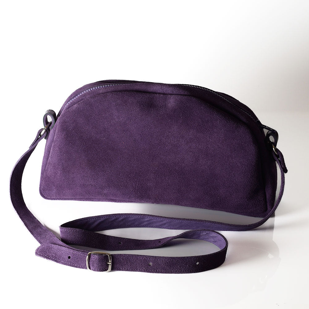 Bolso semicírculo en serraje - Masum Karimi