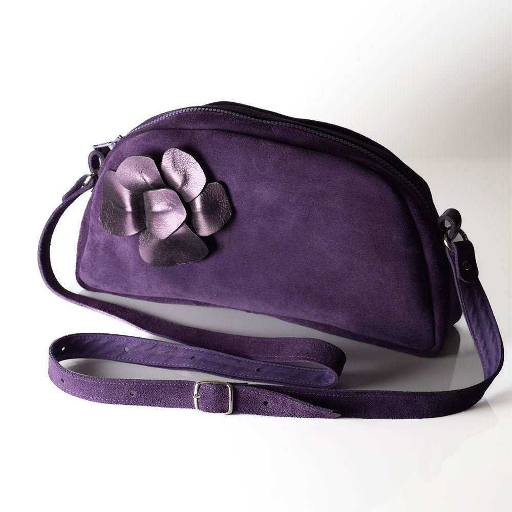 Bolso semicírculo en serraje - Masum Karimi