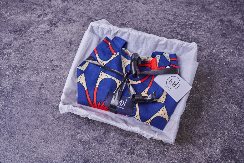 Bolso Tote Flor Azul - Masum Karimi