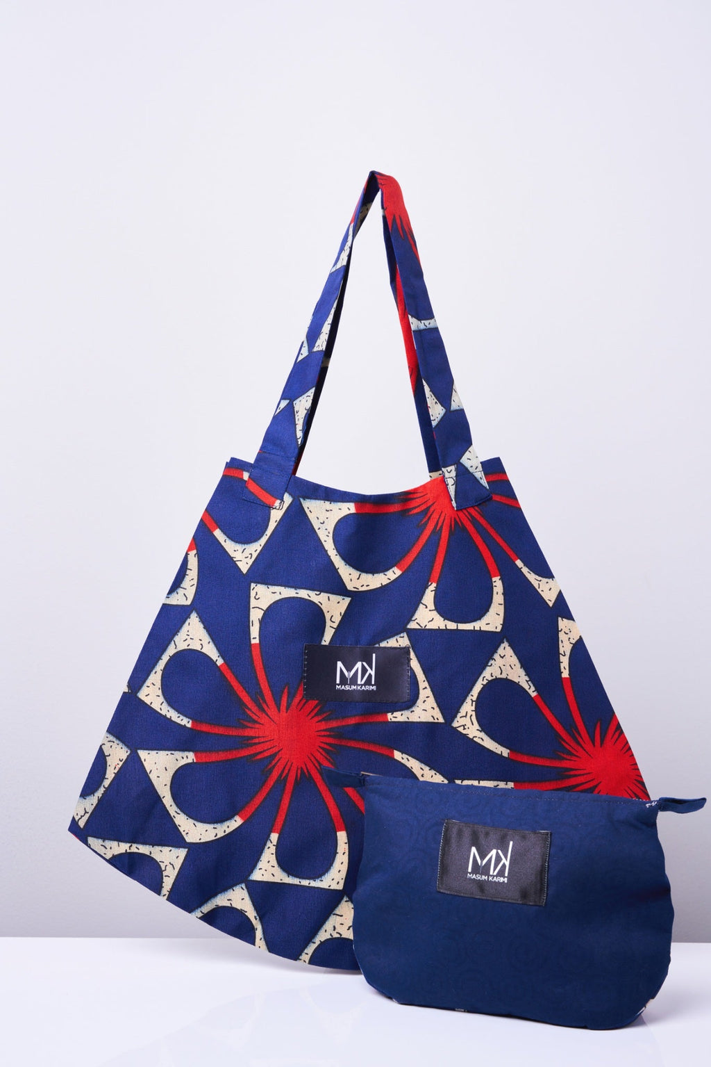 Bolso Tote Flor Azul - Masum Karimi