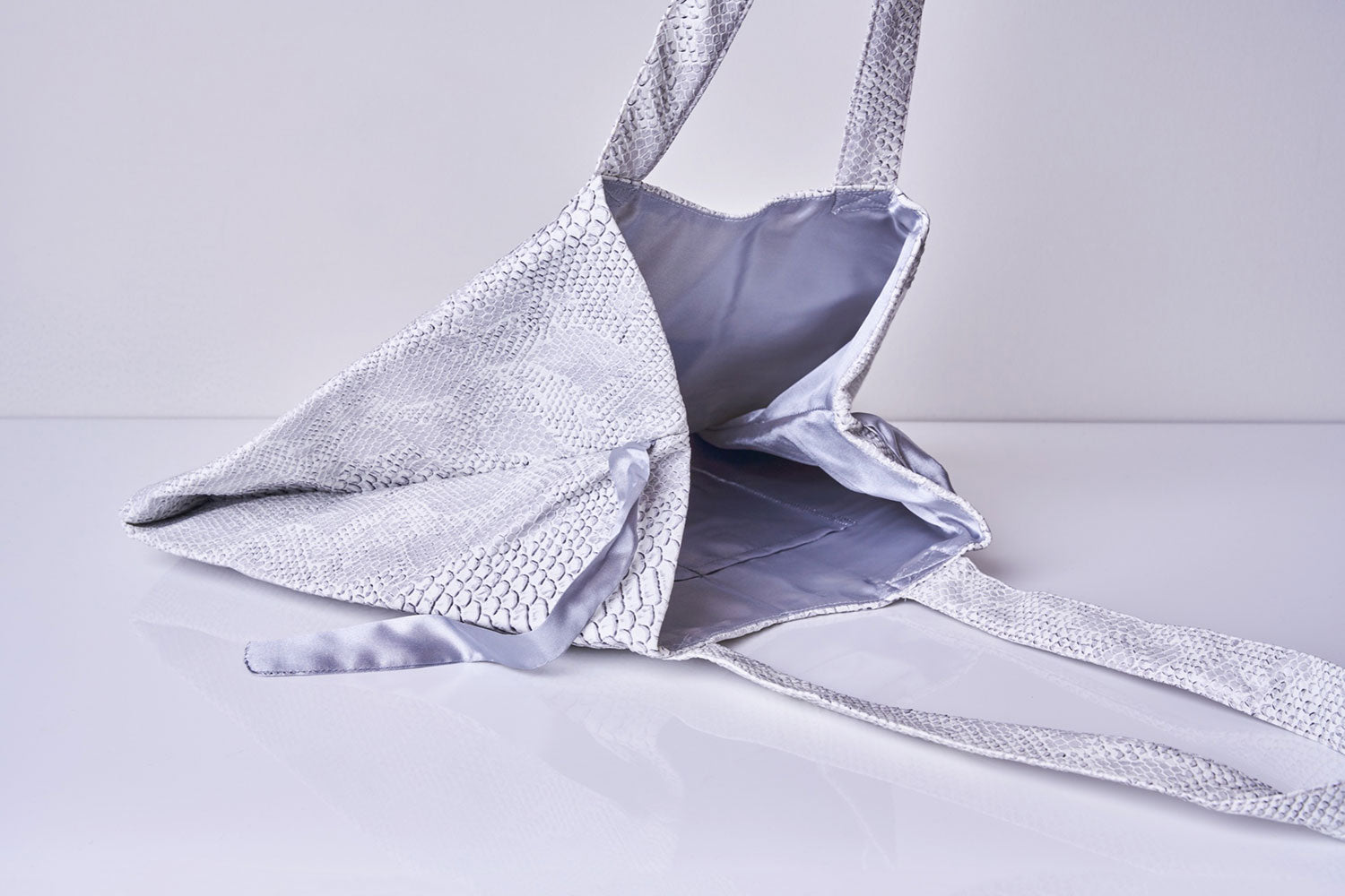 Bolso Tote Piel Vegana Blanco - Masum Karimi