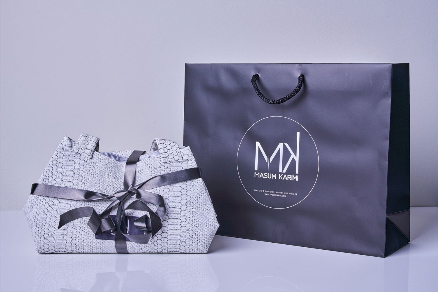 Bolso Tote Piel Vegana Blanco - Masum Karimi
