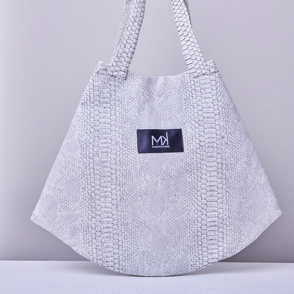 Bolso Tote Piel Vegana Blanco - Masum Karimi