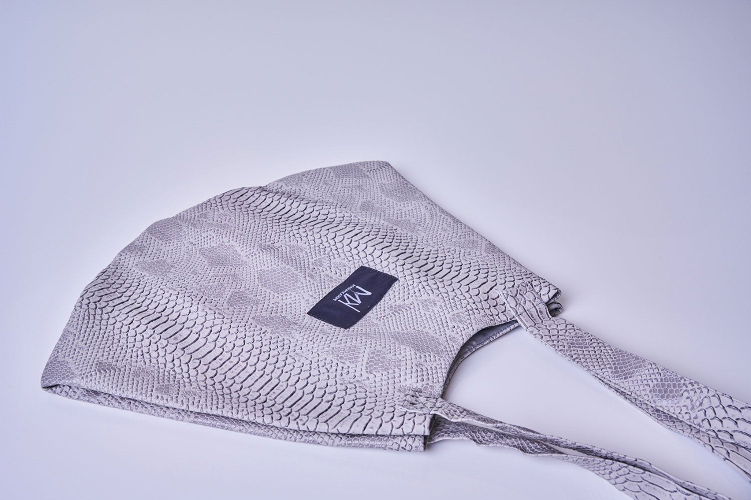 Bolso Tote Piel Vegana Gris - Masum Karimi