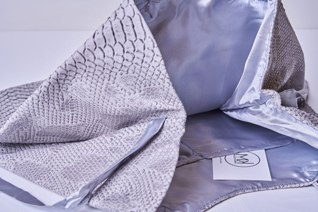 Bolso Tote Piel Vegana Gris - Masum Karimi
