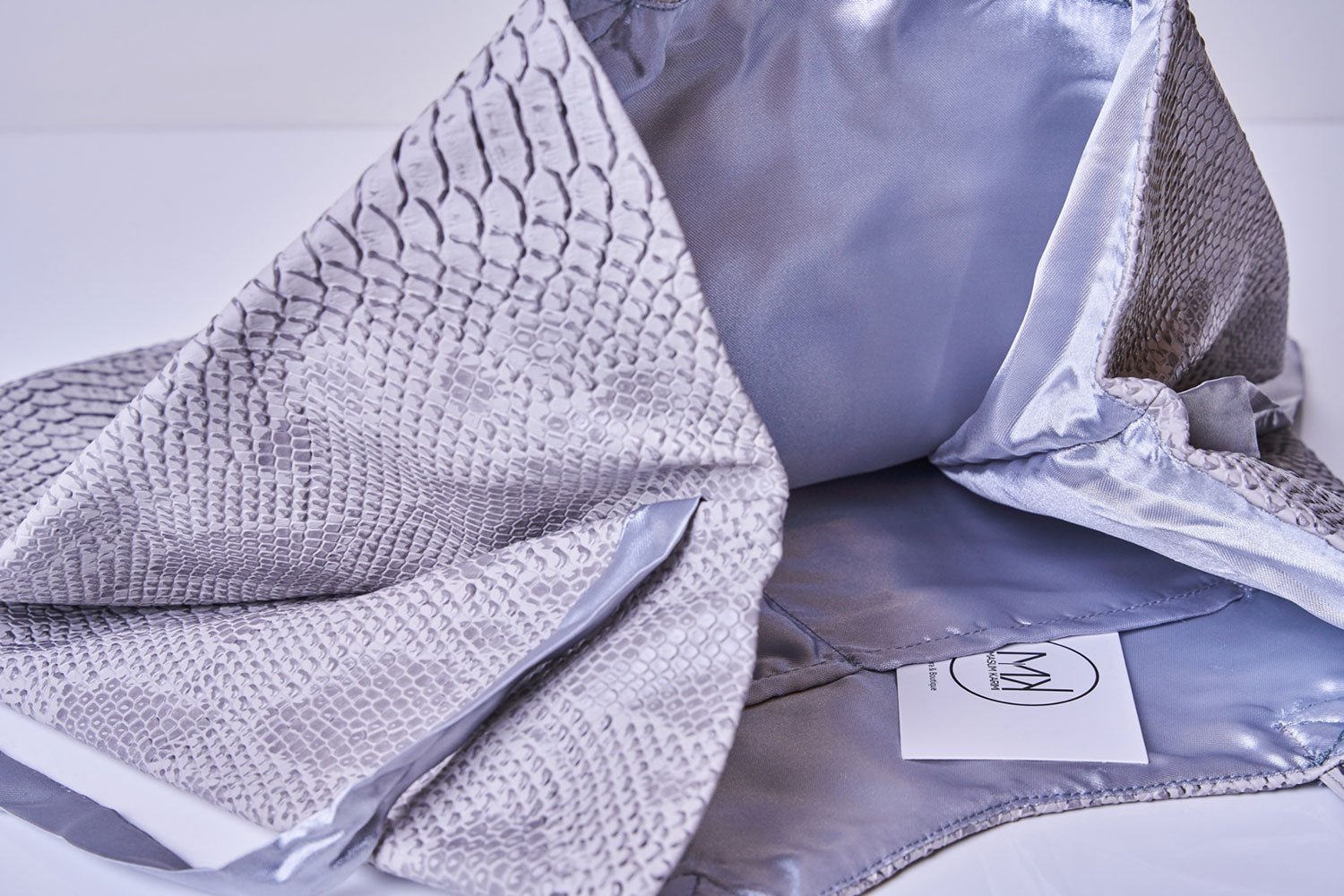 Bolso Tote Piel Vegana Gris - Masum Karimi