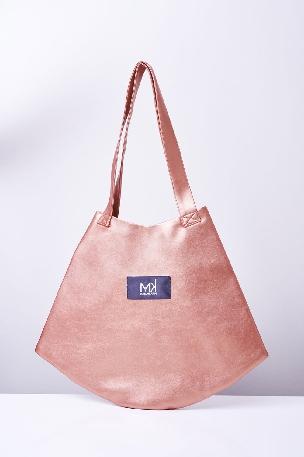 Bolso Tote Piel Vegana Oro Metálico - Masum Karimi