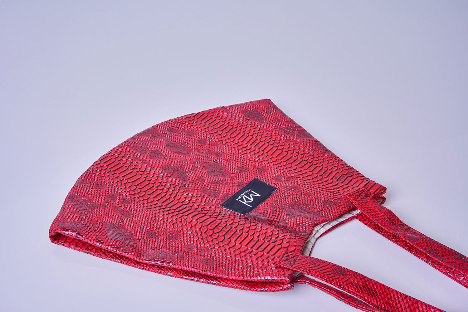 Bolso Tote Piel Vegana Rojo - Masum Karimi