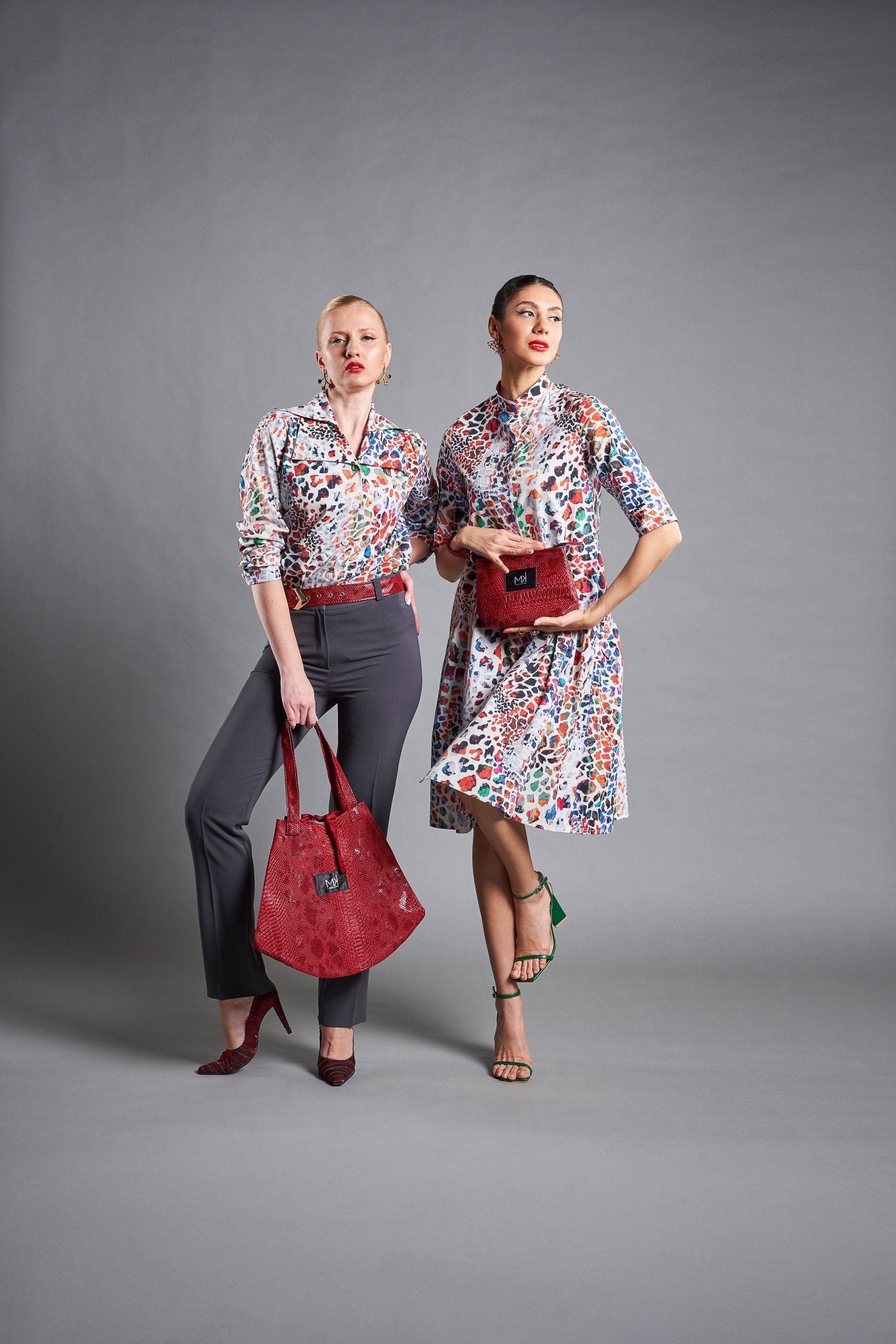 Bolso Tote Piel Vegana Rojo - Masum Karimi