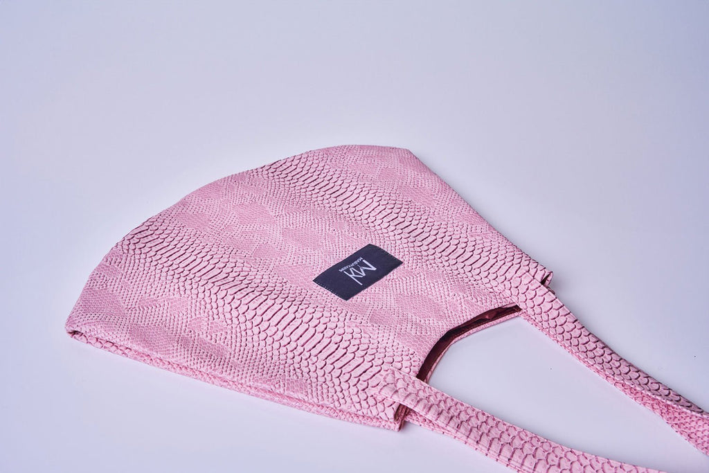 Bolso Tote Piel Vegana Rosa - Masum Karimi
