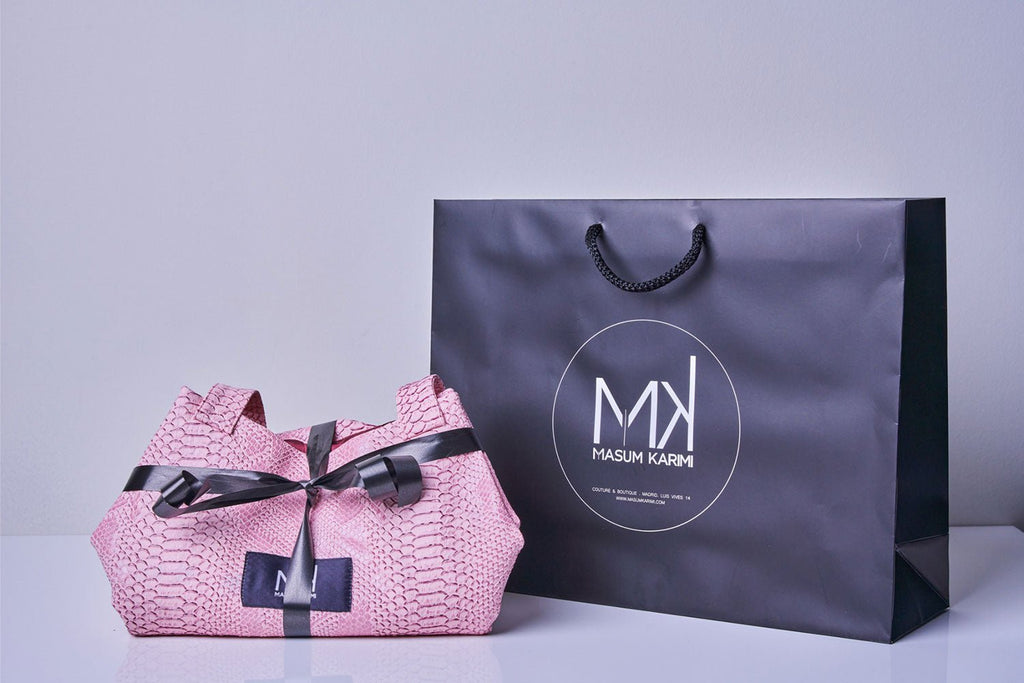Bolso Tote Piel Vegana Rosa - Masum Karimi