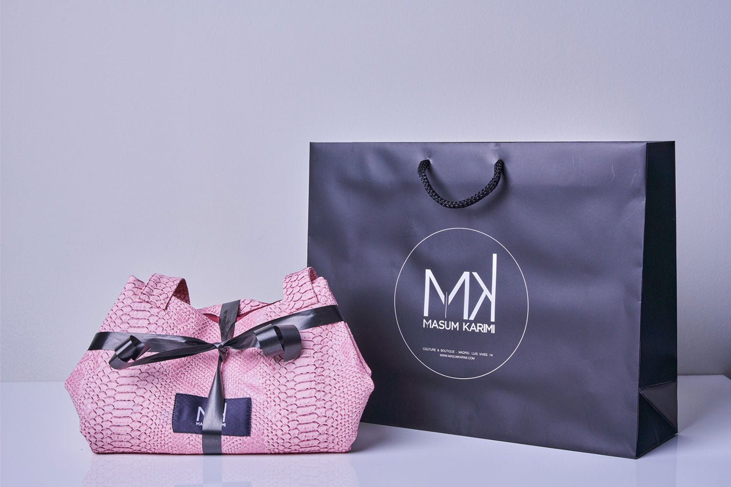 Bolso Tote Piel Vegana Rosa - Masum Karimi
