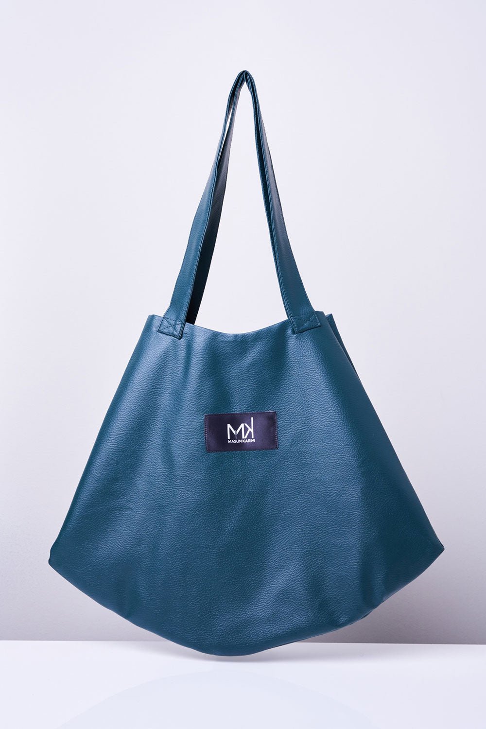 Bolso Tote Piel Vegana Verde Oscuro - Masum Karimi