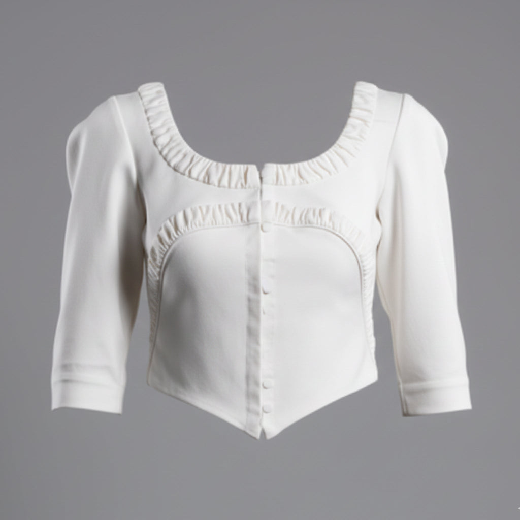 Chaqueta Fantasía con Tiras Fruncidas - Masum Karimi
