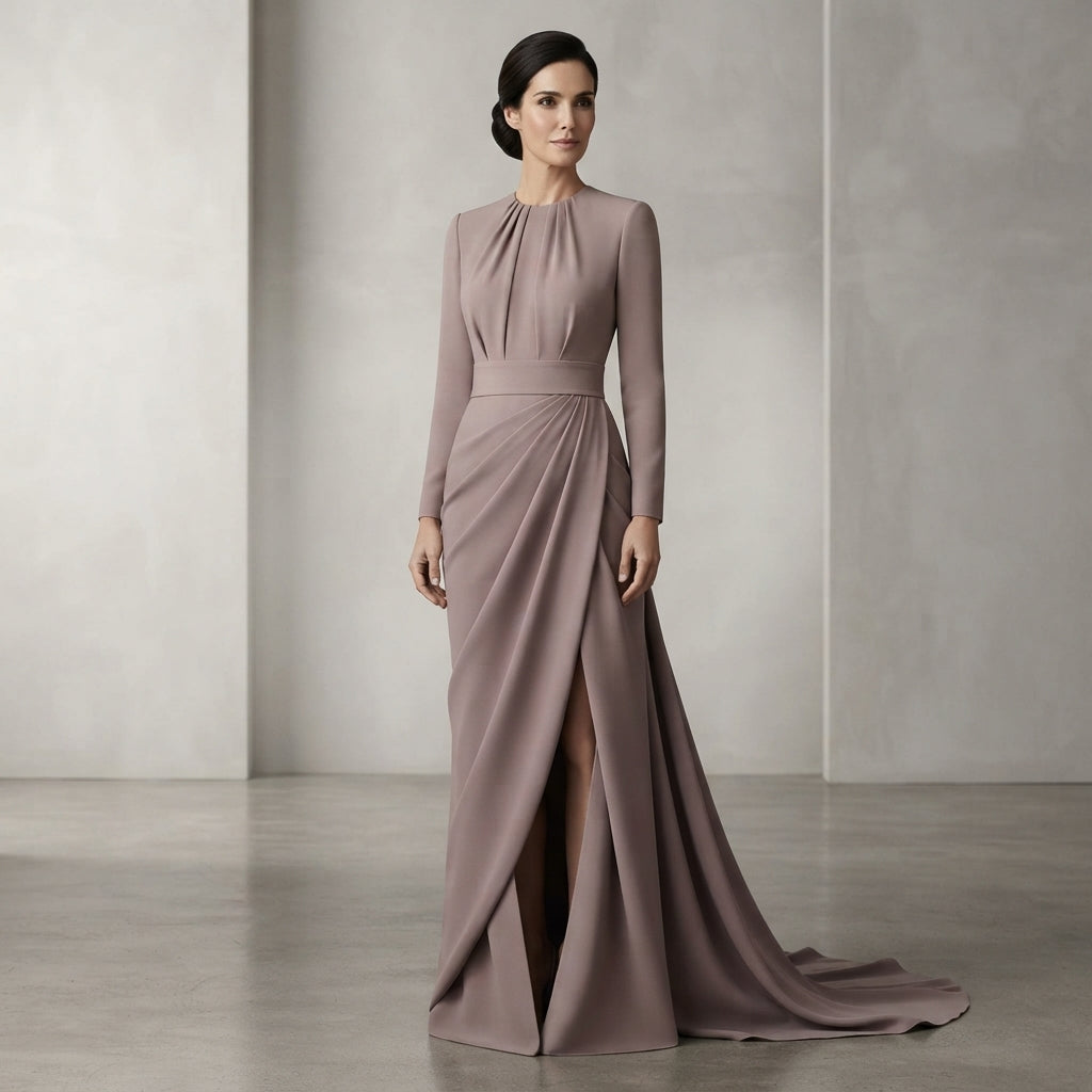 traje madrina clasico y elegante 
