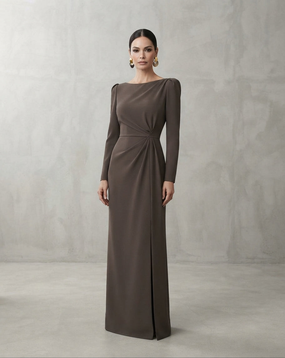 traje madrina estilo clásico
