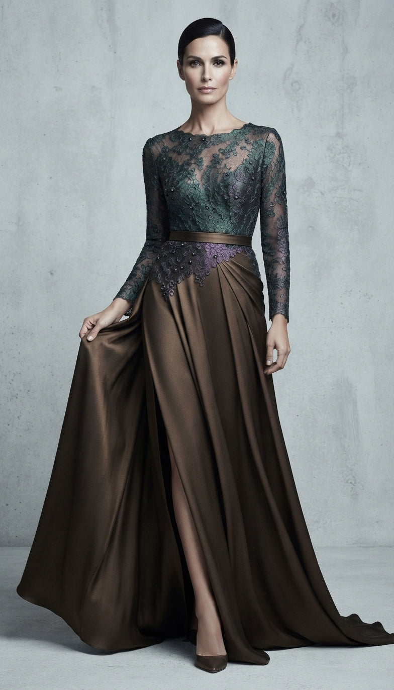 traje madrina alta costura