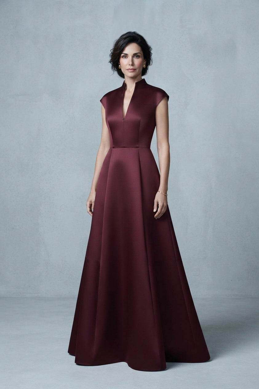 traje madrina estilo clasico y elegante