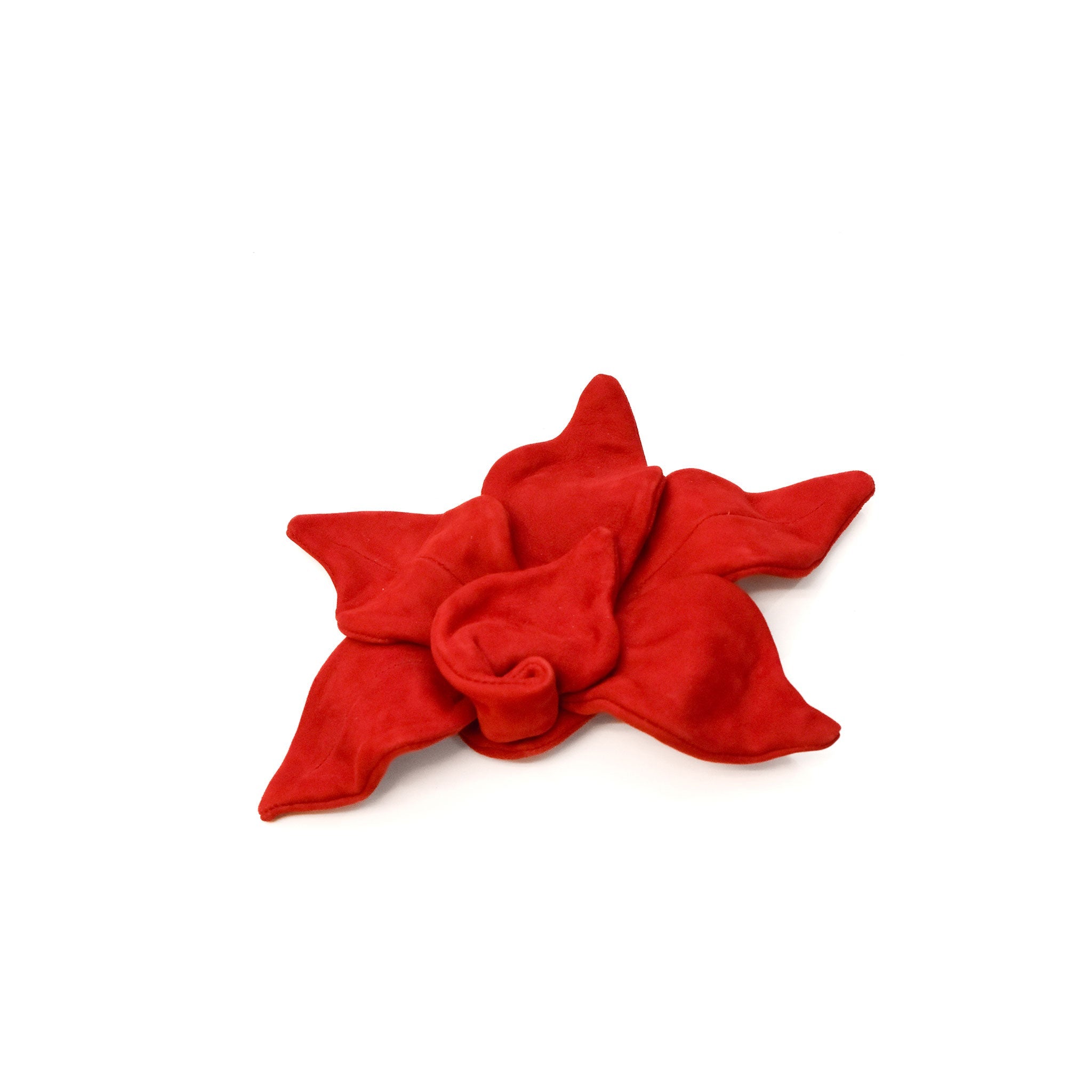 Flor de cuero alta costura rojo intenso - Masum Karimi