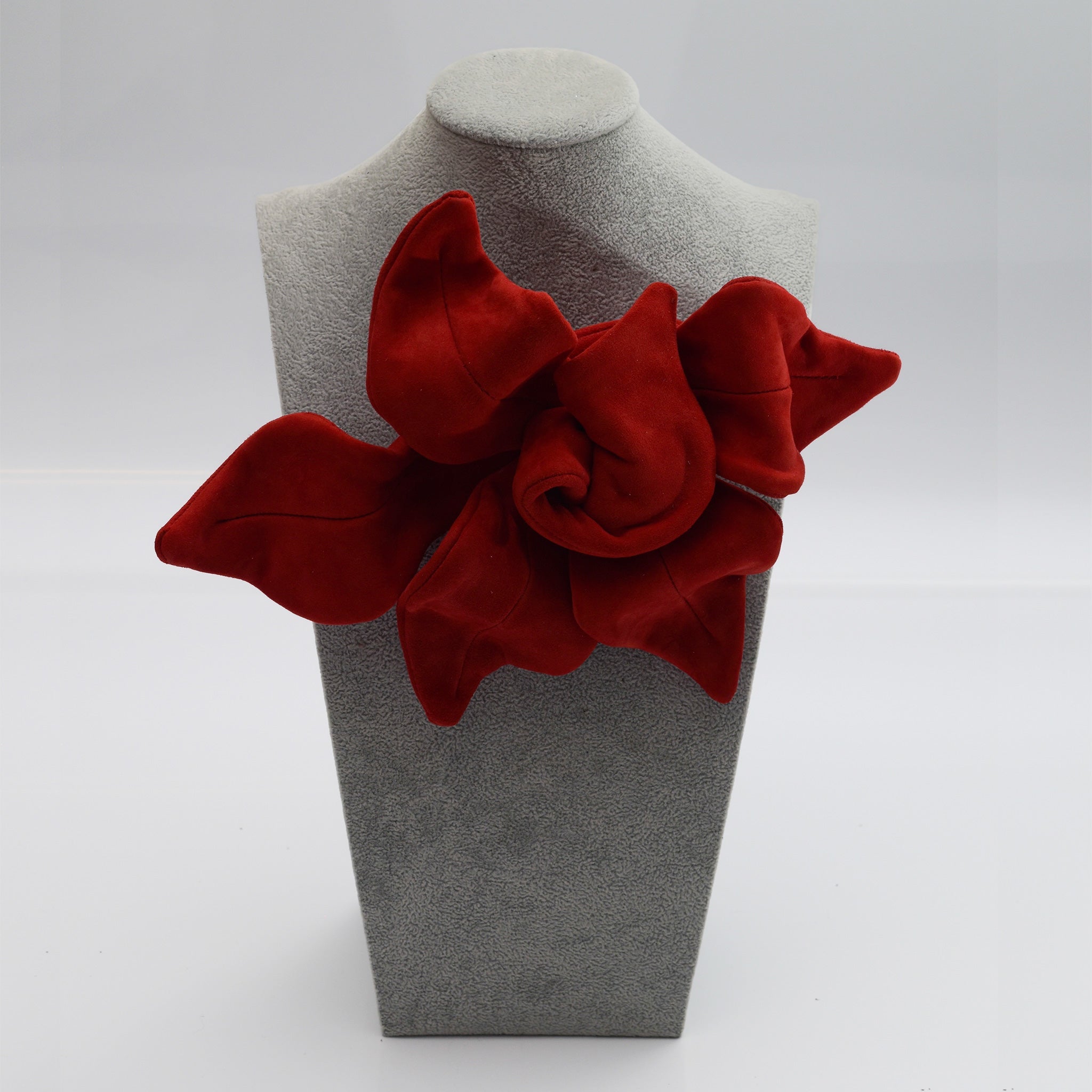 Flor de cuero alta costura rojo intenso - Masum Karimi