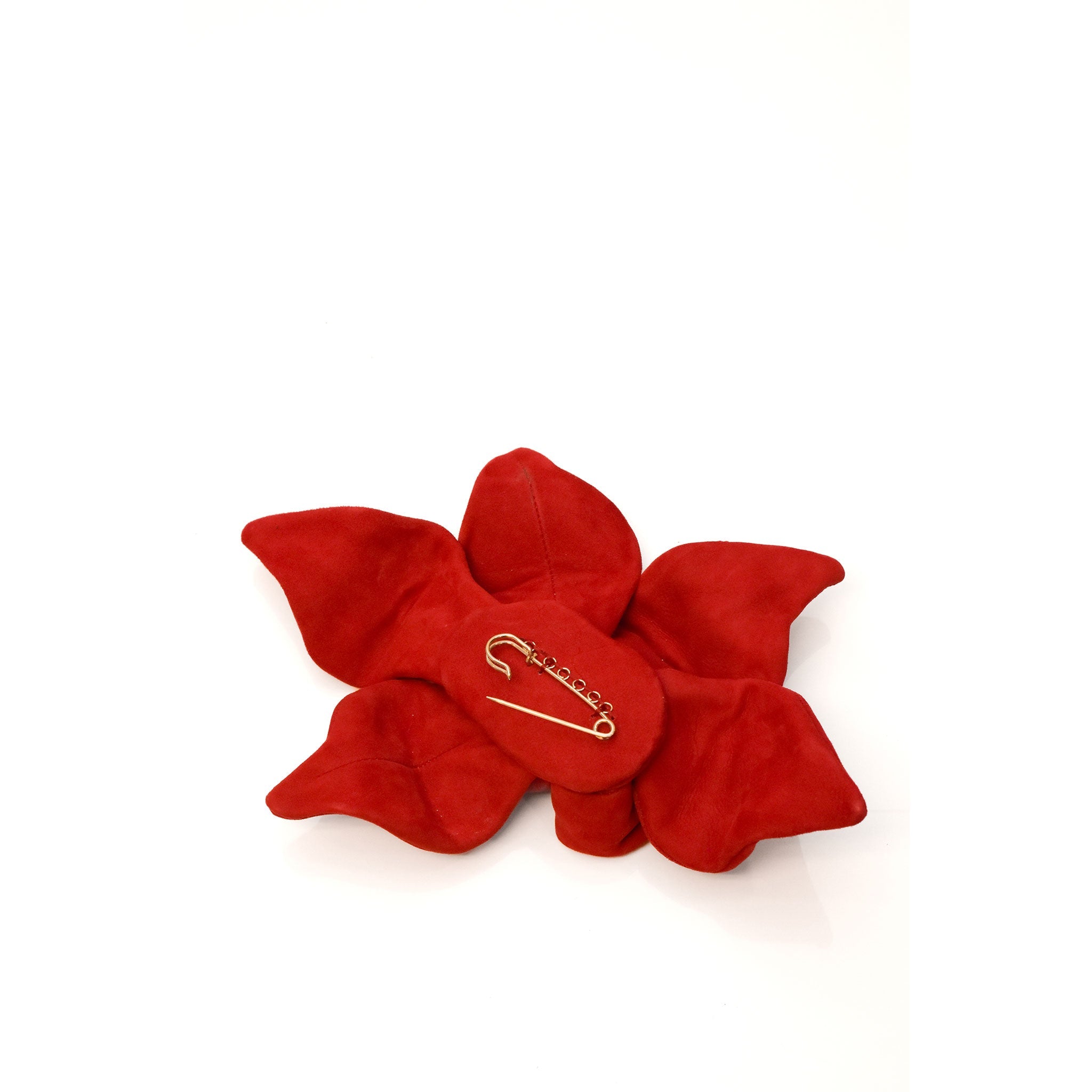 Flor de cuero alta costura rojo intenso - Masum Karimi