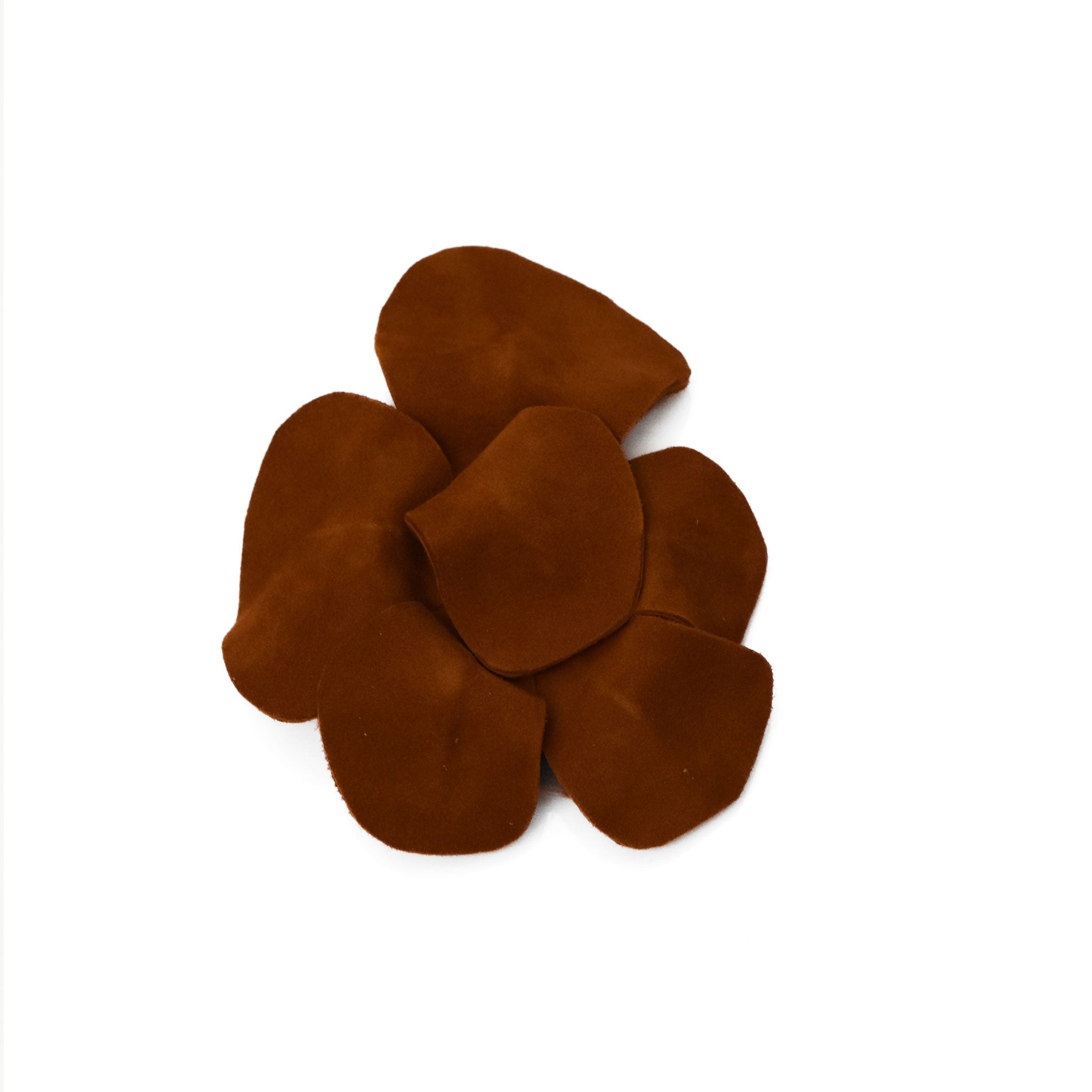 Flor de cuero marrón chocolate - Masum Karimi