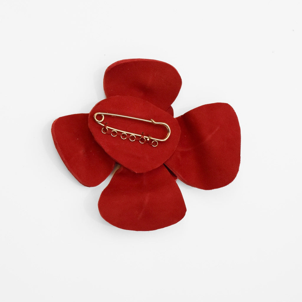 Flor de cuero rojo intenso - Masum Karimi