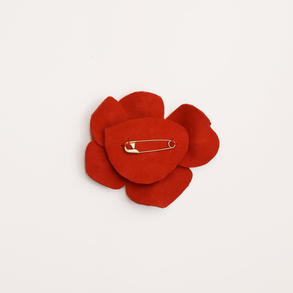 Flor de cuero rojo intenso - Masum Karimi