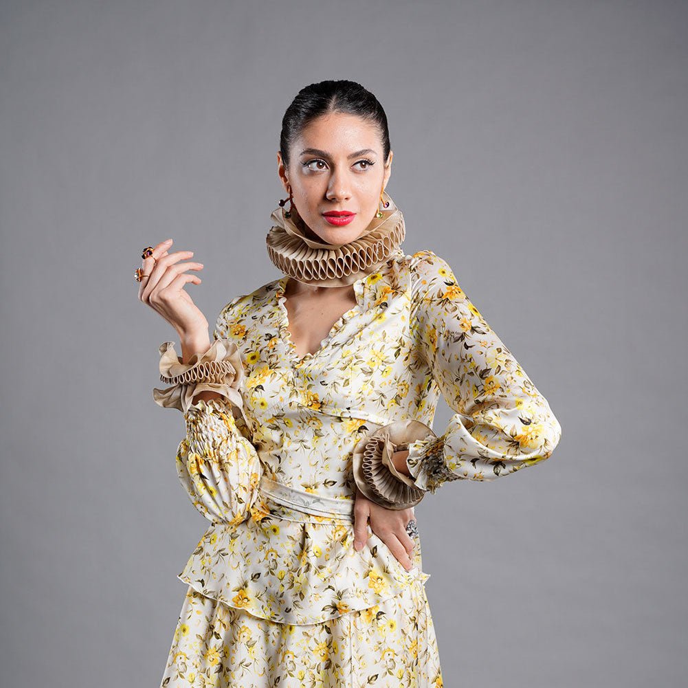 Gola de cuello beige - Masum Karimi