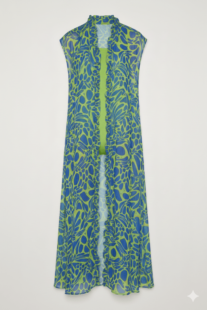 Vestido capa playero Lago - Masum Karimi