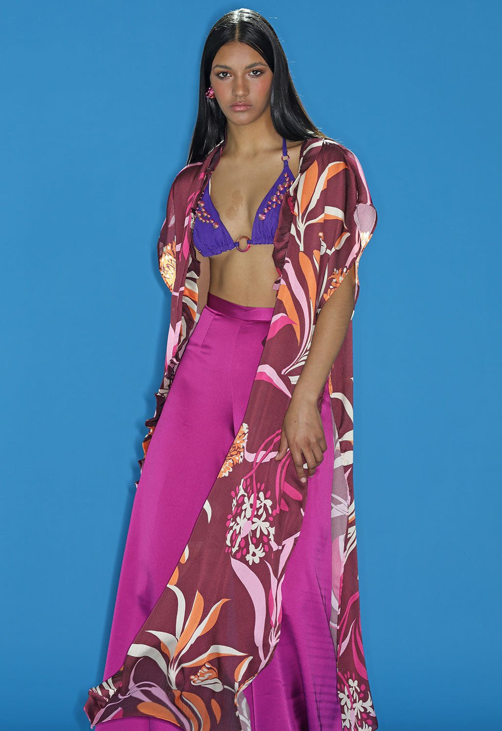 Vestido capa playero Selva - Masum Karimi