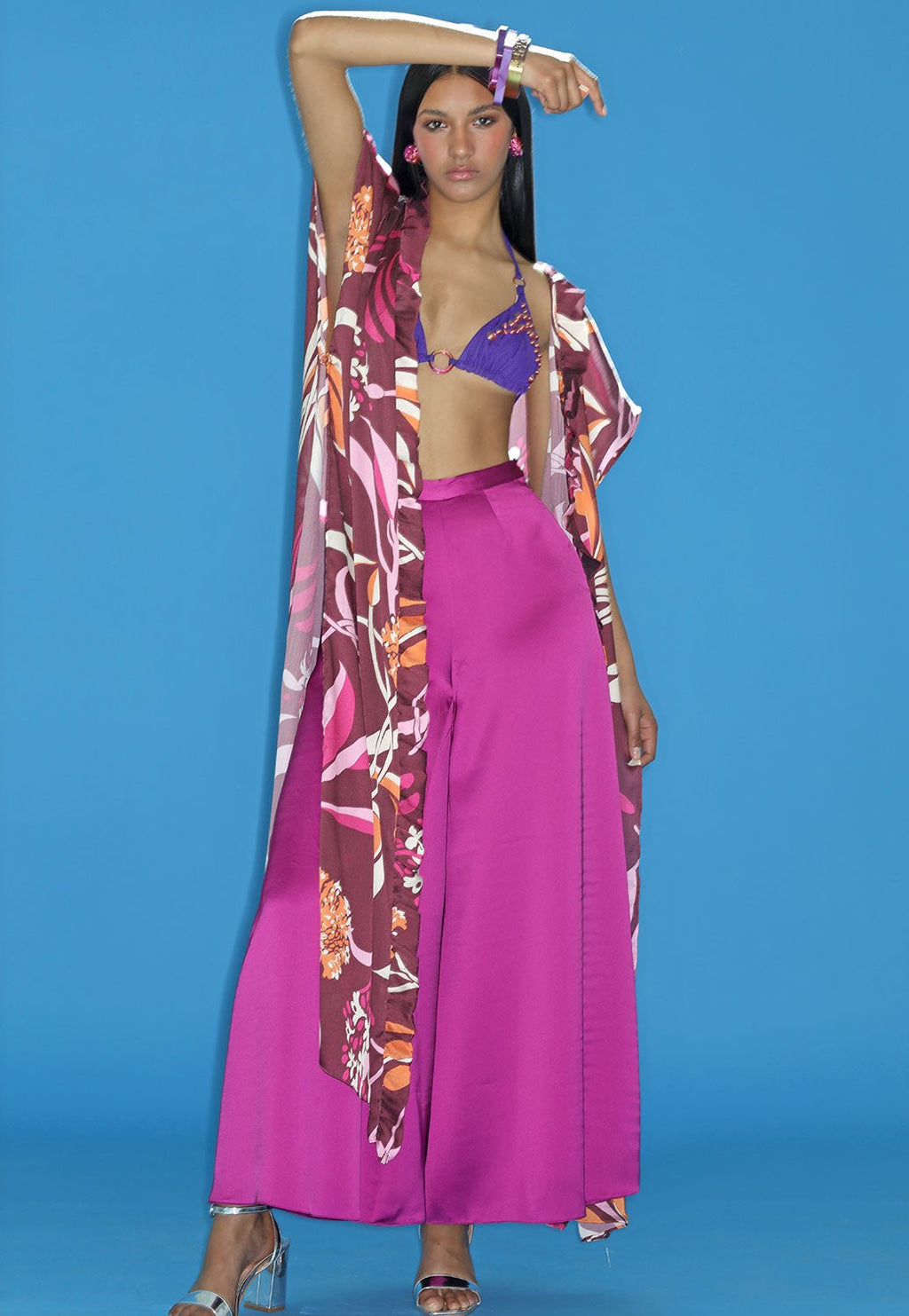 Vestido capa playero Selva - Masum Karimi