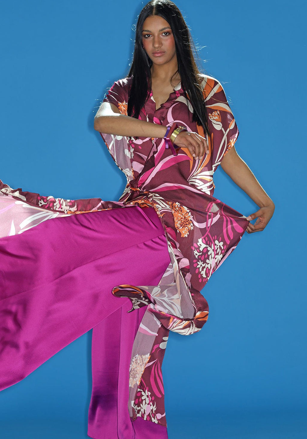 Vestido capa playero Selva - Masum Karimi