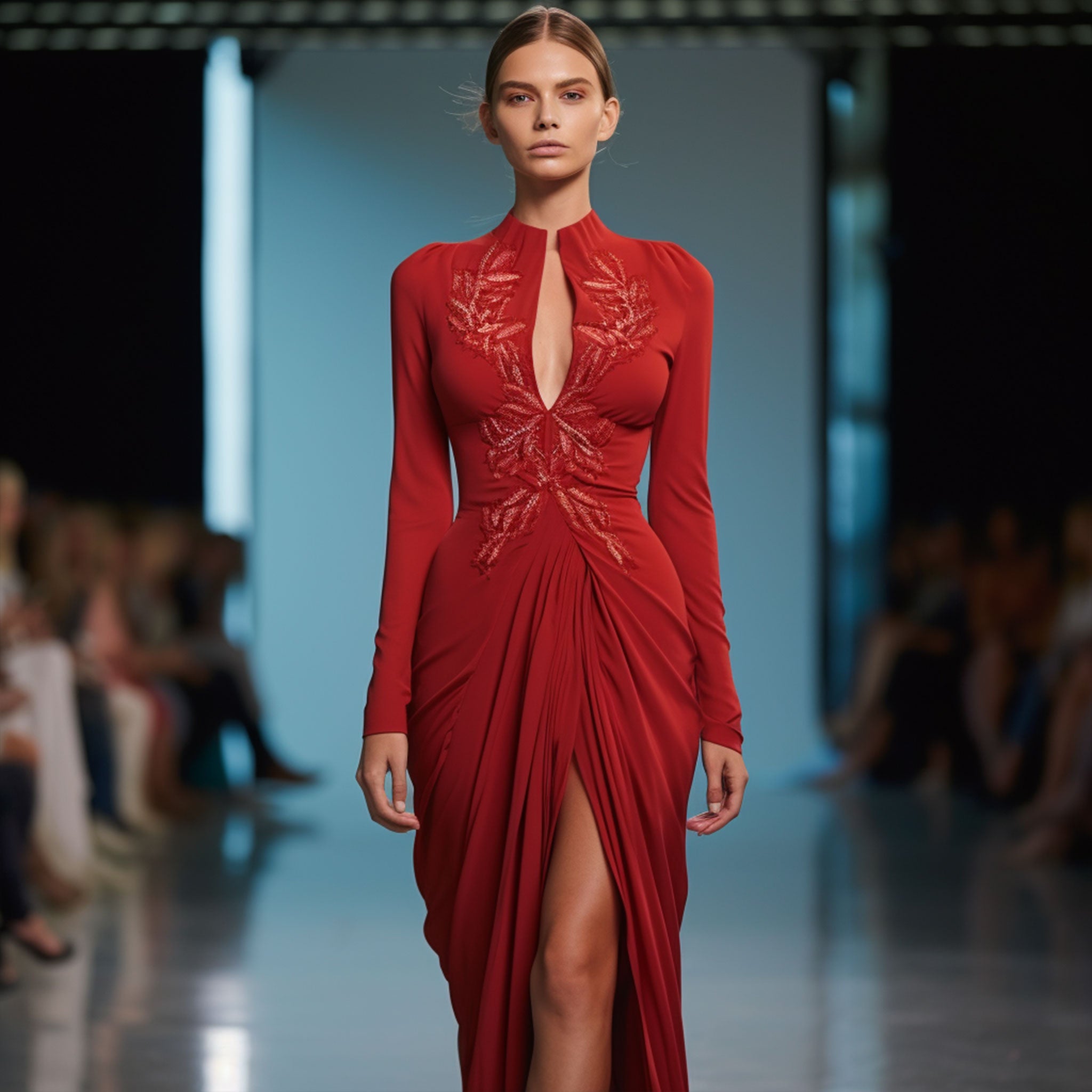 Traje de madrina con chaqueta estructurada y falda o vestido a juego, pensado para una celebración elegante.