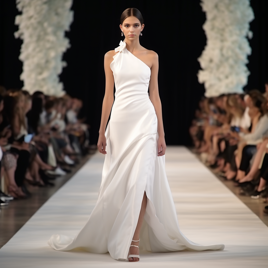 Vestido de novia de autor que expresa fuerza, emoción e identidad.