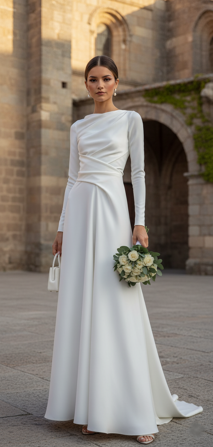 Vestido de novia de alta costura con carácter y presencia, colección Alma de Masum Karimi.