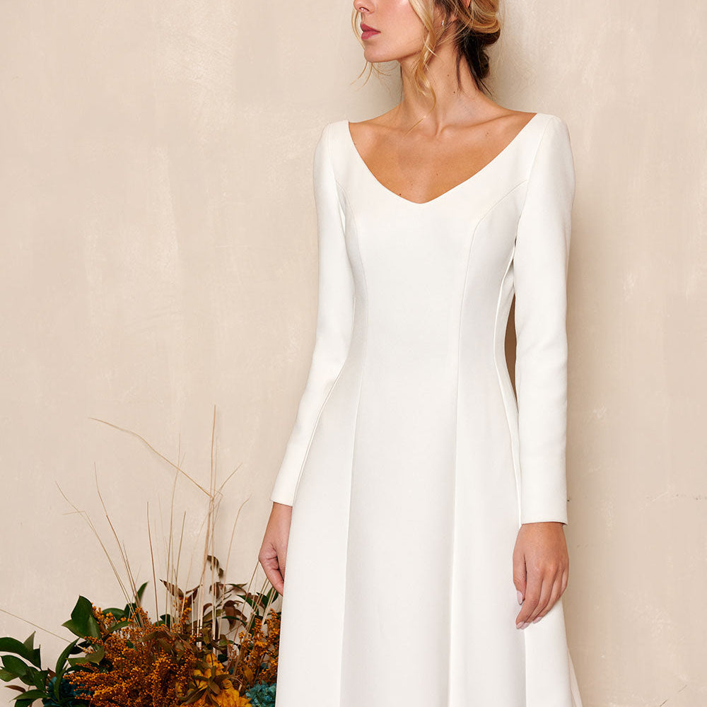 Vestido de novia diseñado por Masum Karimi para Reyes