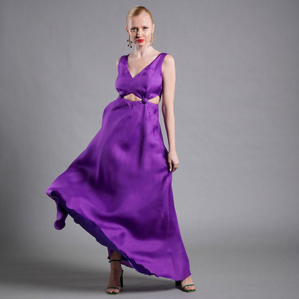 Vestido Rombos Largo - Masum Karimi