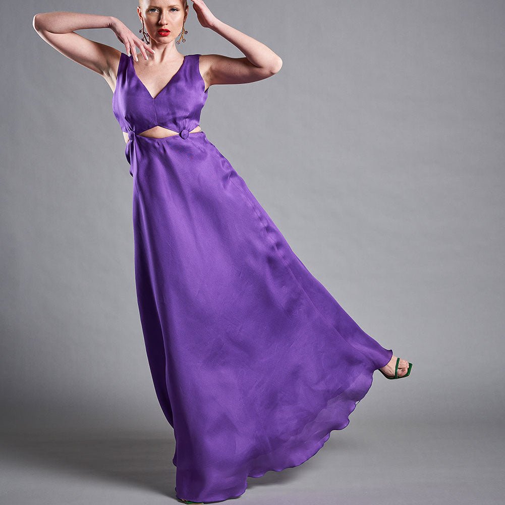 Vestido Rombos Largo - Masum Karimi